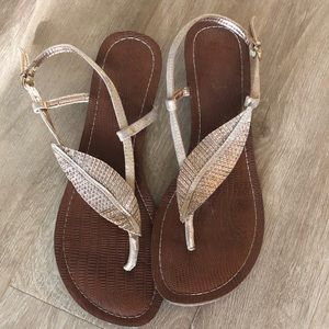 Beautiful leather Carlos Santana sandals 7